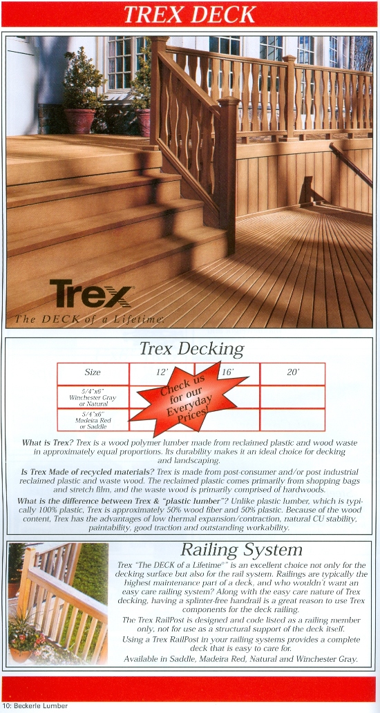 TREX Decking Info