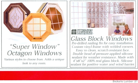 Beckerle Lumber - Windows