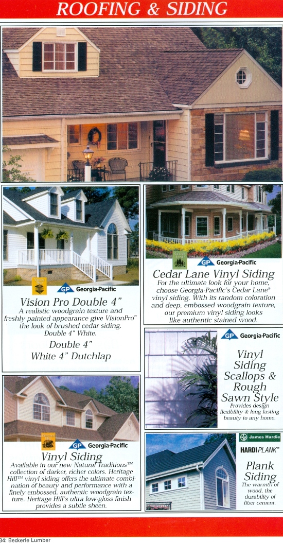 Beckerle Lumber - Roofing & Siding
                                                      