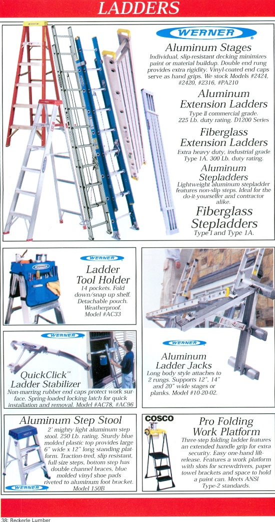 Beckerle Lumber - Ladders
                                                 Werner
                                                  