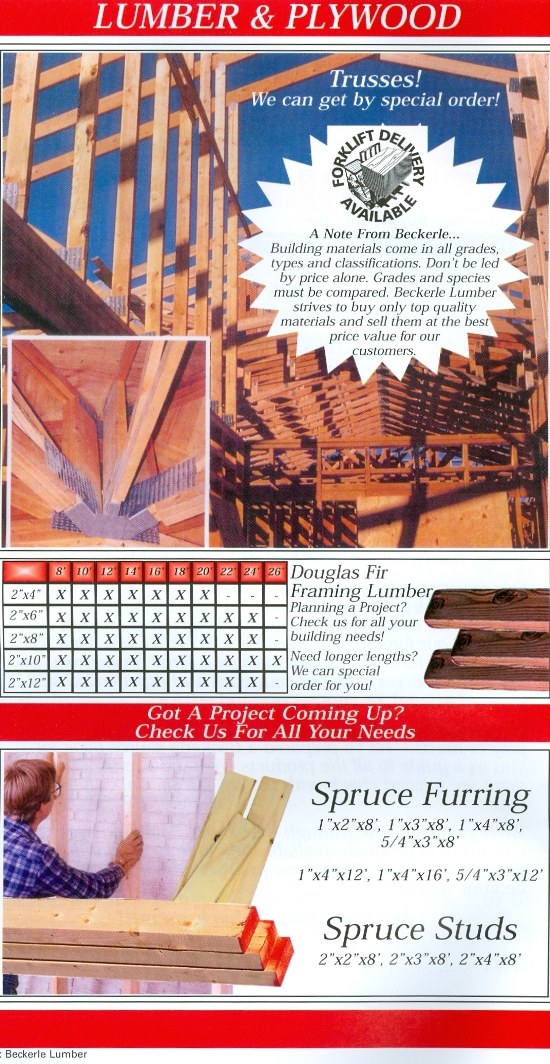 Lumber & Plywood Info