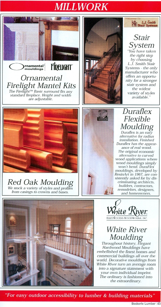 Beckerle Lumber Source Book - Millwork Products