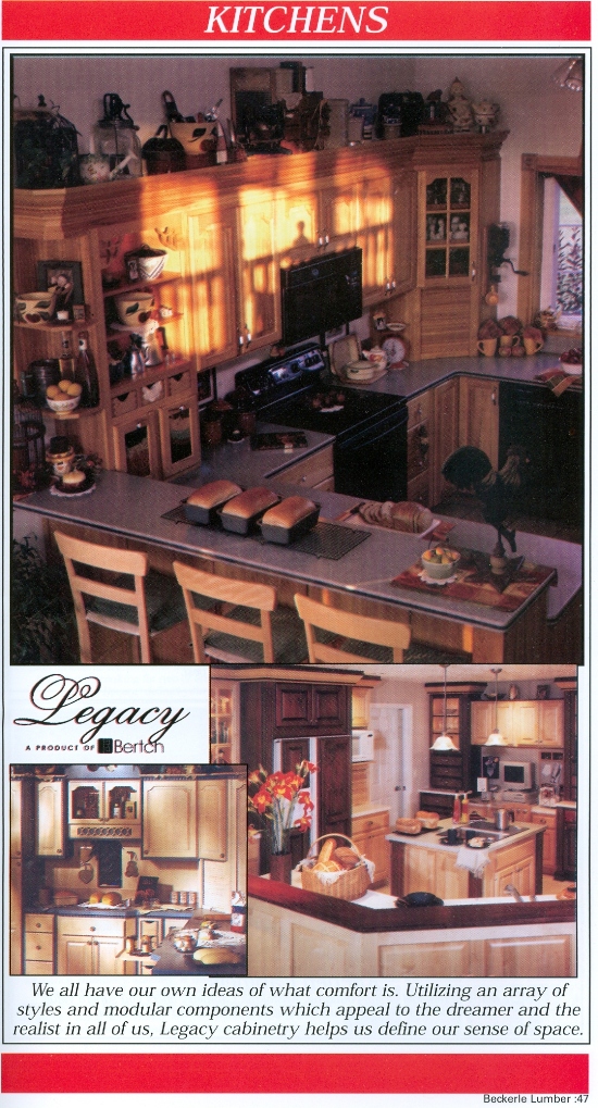 Beckerle Lumber Source Book - Legacy Kitchens