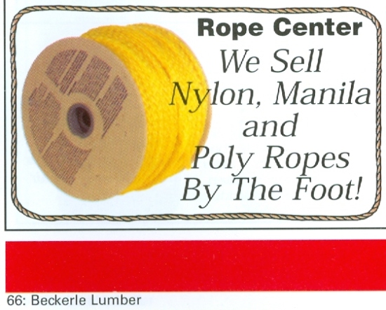 Beckerle Lumber Source Book - Rope Center