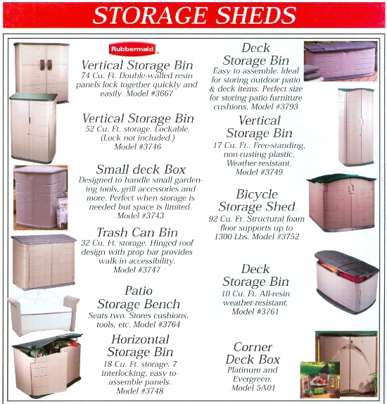 Beckerle Lumber Source Book - Storage Sheds