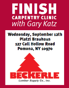 BECKERLE LUMBER - LUMBER ONE WITH CARPENTRY
               
                on Friday September 21st 2018
                BECKERLE LUMBER PRESENTED
                THE KATZ ROADSHOW - FINISH CARPENTRY TECHNIQUES - 


 Let us know.