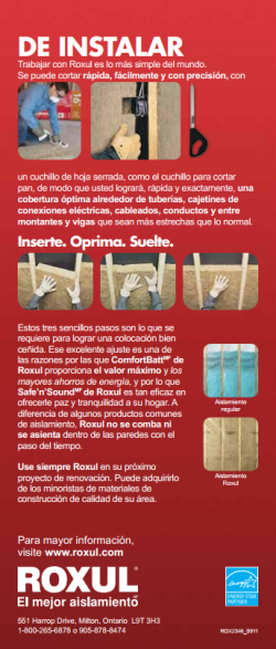 Roxul SAFE-N-SOUND
 
                                                               