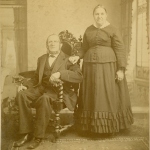 Johann Beckerle (b.1812-1897) with his spouse,
                      Margaretha Bardon Beckerle (b.1814-1895)
                      Circa 1880