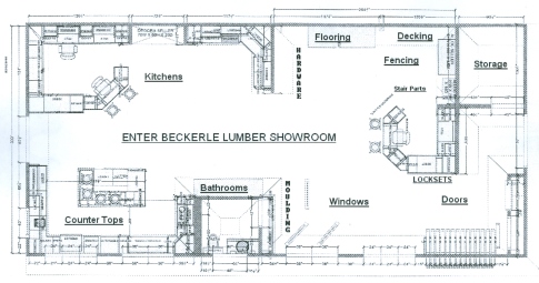 Beckerle Lumber Showroom Products.  Come in and See
                              How Your Dreams Can come True.
               We Have What You Need for Improving your Home
               Where Dreams are realized.
                