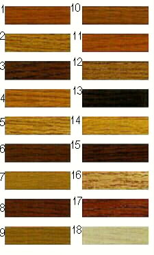 Minwax Color Chart