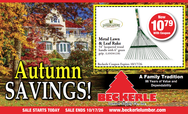 BECKERLE LUMBER ONE SALES
                      