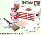 Beckerle Lumber - Same Day Stain kits for Thermatru fiberglass doors.