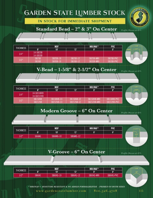 Page 115 Garden State Moulding Catalog